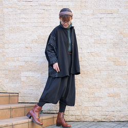 10月18日補貨 x 4 *輕盈保暖 *抓絨內襯 *女性圓潤輪廓 *成人燈籠褲 *黑色 第5張的照片