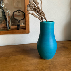 K 花瓶 ターコイズブルー 一輪挿し・花瓶・花器 mayumi 通販 14169101