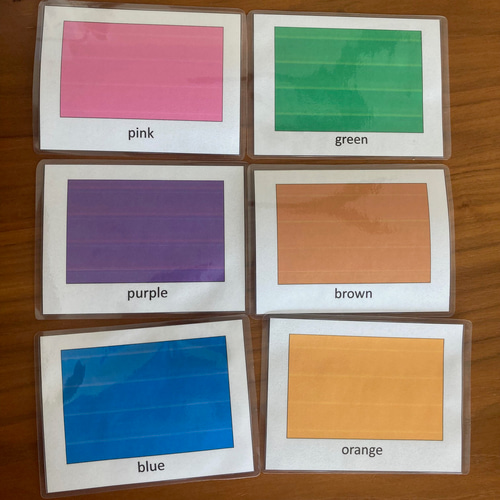 英語のフラッシュカード【色】 イラスト EnjoyEnglish 通販 10921476