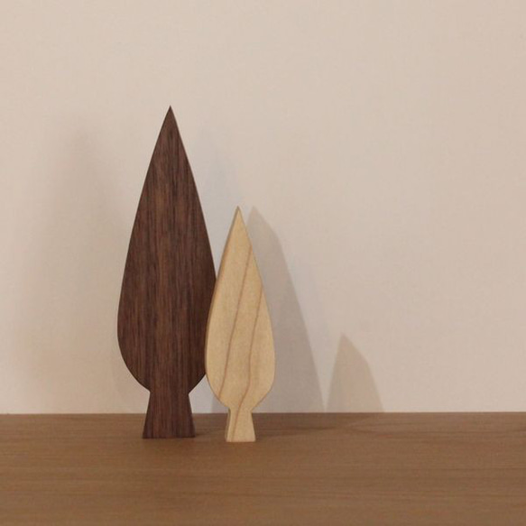 ポプラの木 オブジェ｜全４種類 ツリー 木製 北欧 オブジェ 置物 ナチュラル 飾り 森 ディスプレイ 夏 街並み 3枚目の画像