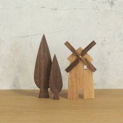 ポプラの木 オブジェ｜全４種類 ツリー 木製 北欧 オブジェ 置物 ナチュラル 飾り 森 ディスプレイ 夏 街並み 7枚目の画像