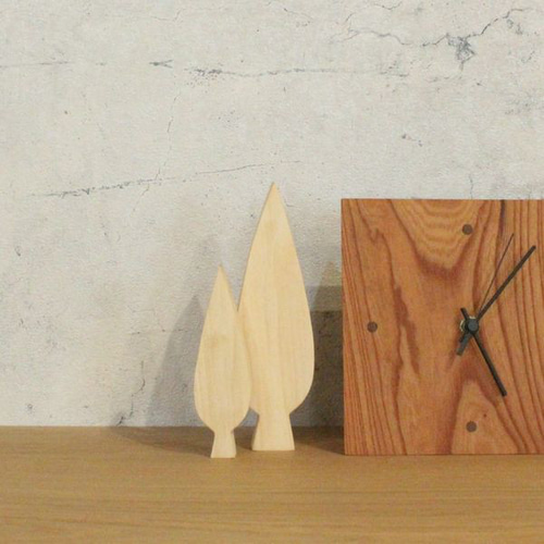 ポプラの木 オブジェ｜全4種類 ツリー 木製 北欧 オブジェ 置物