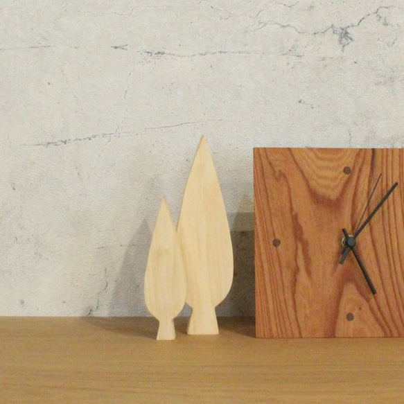 ポプラの木 オブジェ｜全４種類 ツリー 木製 北欧 オブジェ 置物 ナチュラル 飾り 森 ディスプレイ 夏 街並み 6枚目の画像