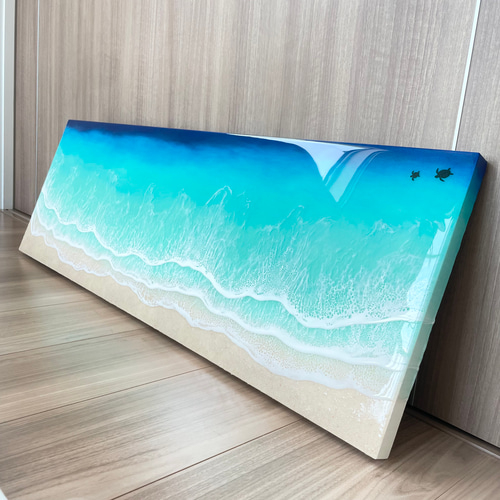 海レジン レジンアート 90cm×30cmオーダーアート その他 海レジン レジンアート 90cm×30cmオーダーアート その他