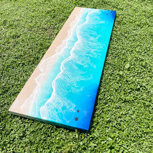 海レジン レジンアート 90cm×30cmオーダーアート その他 海レジン レジンアート 90cm×30cmオーダーアート その他