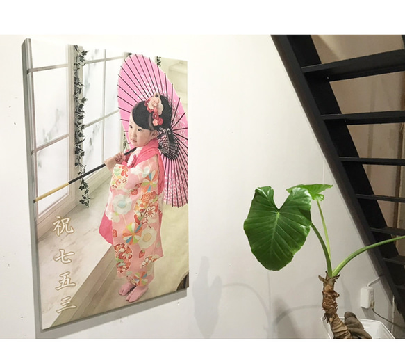 ［人気商品］あなただけのアートパネル　長方形　60㌢×85㌢　オーダーメイド　写真　イラスト　キャンバス風　壁掛　飾り 3枚目の画像