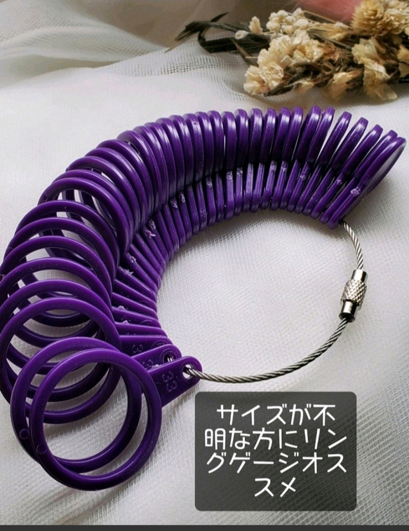 ❣️スクエア　モザイクリング　ピンクゴールドリング RS-59 11枚目の画像