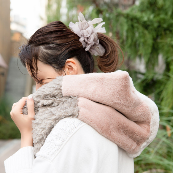 累計販売350超｜ふんわり幸せになれるスヌード｜もふもふアニマルフリー｜レディ 11枚目の画像