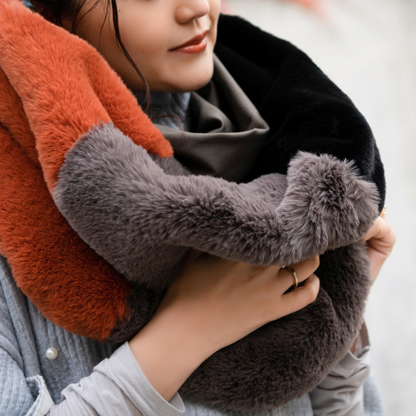 累計販売350超｜ふんわり幸せになれるスヌード｜もふもふアニマルフリー｜レディ 13枚目の画像