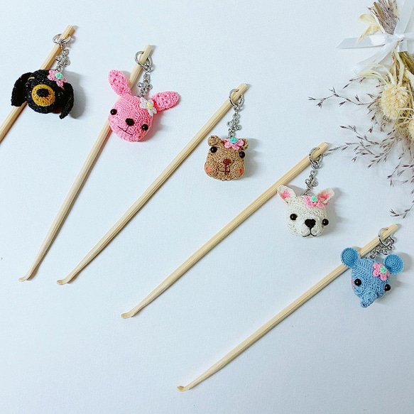 アニマルの耳かき(モチーフミニサイズ2cm) その他雑貨 かずきてぃ 通販
