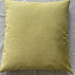 座布団カバー【カーキリーフ】5枚　ハンドメイド 座布団カバー【カーキリーフ】5枚 ハンドメイド 座布団カバー