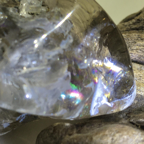 天使のギフト˚✧₊⁎】虹入り エレスチャル クォーツ 骸骨水晶 天然石