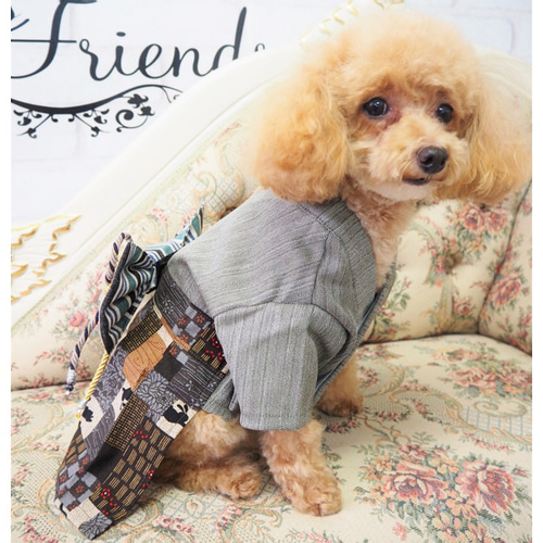 袴 和装 着物 和柄 はかま ドッグウェア トップス 記念日 卒業式