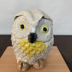 陶器 フクロウの置物 その他置物 ますほ 通販 10933016｜Creema