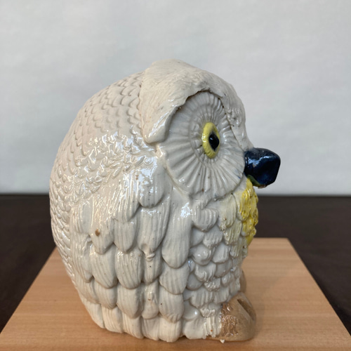 陶器 フクロウの置物 その他置物 ますほ 通販 10933016｜Creema