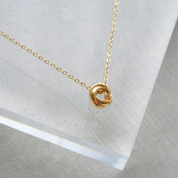 つけっぱなしOK！トリニティネックレス サージカルステンレス　ゴールド　シルバー 4枚目の画像