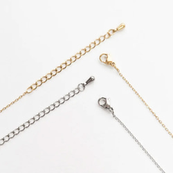 つけっぱなしOK！トリニティネックレス サージカルステンレス　ゴールド　シルバー 7枚目の画像