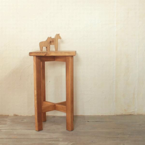 スクエアスツール｜木製 チェア 椅子 イス おしゃれ ナチュラル