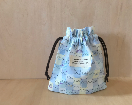 給食袋コップ入れ２枚セット   トレイン’24柄×ネイビー＆B×新ブルー 給食袋コップ入れ2枚セット トレイン'24柄×ネイビー＆B×新ブルー