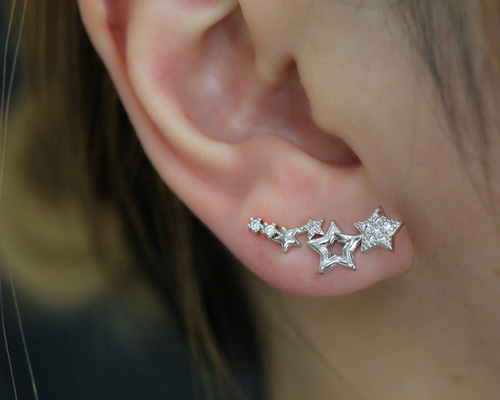 【国内即発】≪chibi jewels≫太陽光線 シルバースタッズピアス 668bb5b8c09cb75f5fd822abeefb15