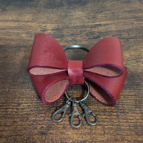 本革(牛革)リボンバレッタ バレッタ The Little Acorn 通販 10941260