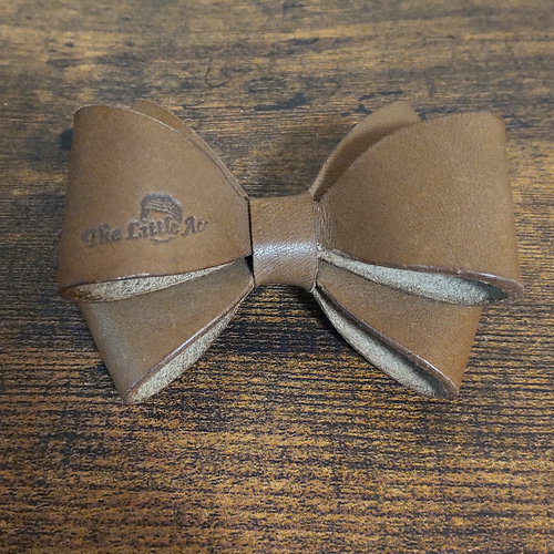 本革(牛革)リボンバレッタ バレッタ The Little Acorn 通販 10941260