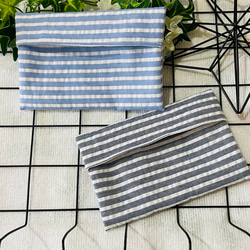 天然素材☆保冷剤入れ２点セット☆保冷剤ケース☆カバー 綿100%&晒し 12枚目の画像