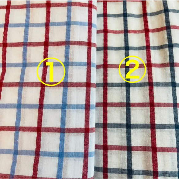 天然素材☆保冷剤入れ２点セット☆保冷剤ケース☆カバー 綿100%&晒し 7枚目の画像