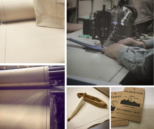 帆布　生地　新品シャトル織機で織られた15オンス（綿帆布9号相当）92cm×5mアーミーダック　ベーシック　 1枚目の画像