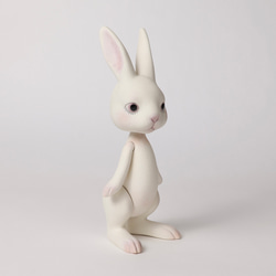 Rabbit Bisque doll ビスクドール　うさぎ　人形　ミニョネット 5枚目の画像