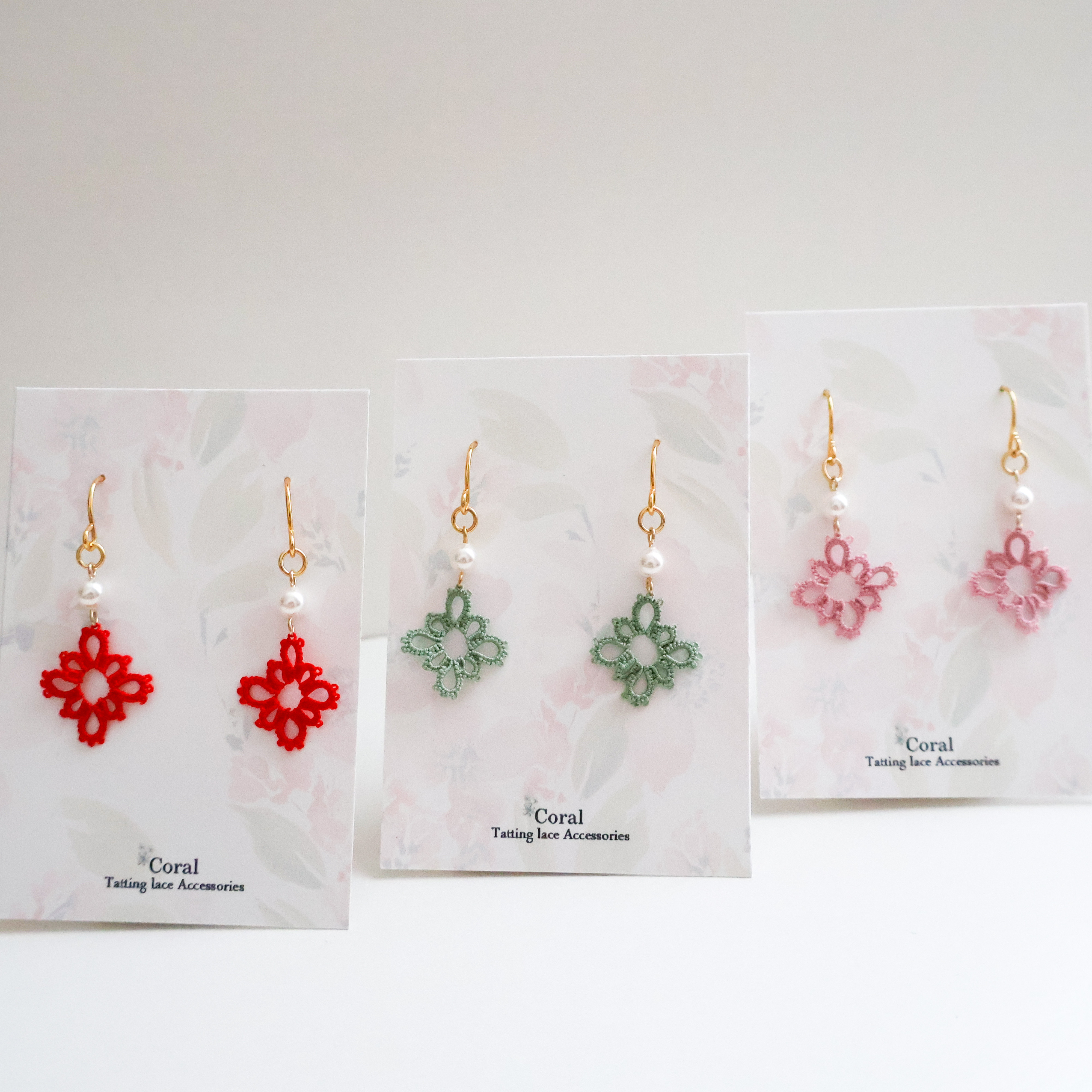 Lace タティングレース　韓国　Lovely Tatting