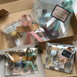 ブラック×フロッキー＊サージカルステンレスピアス　樹脂/チタン/k14gf/イヤリング/黒 9枚目の画像