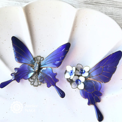 Four seasons butterfly hair clip 第12張的照片