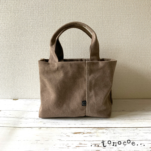 ハンドメイド、トートバック、帆布ヴィンテージ、ベルトラウンド、mini d7dd13118010af18b9d6b31df04bc5