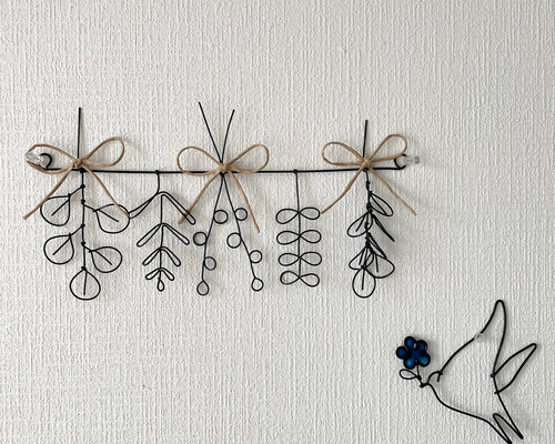 まっすぐガーランド＊ワイヤークラフト ガーランド にこちゃん 通販