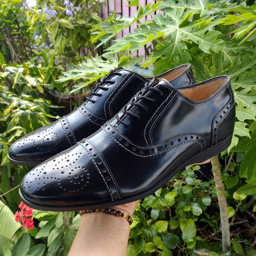 ラグジュアリーレザー]☆セミブローグ☆[完全受注生産モデル] 熟練職人