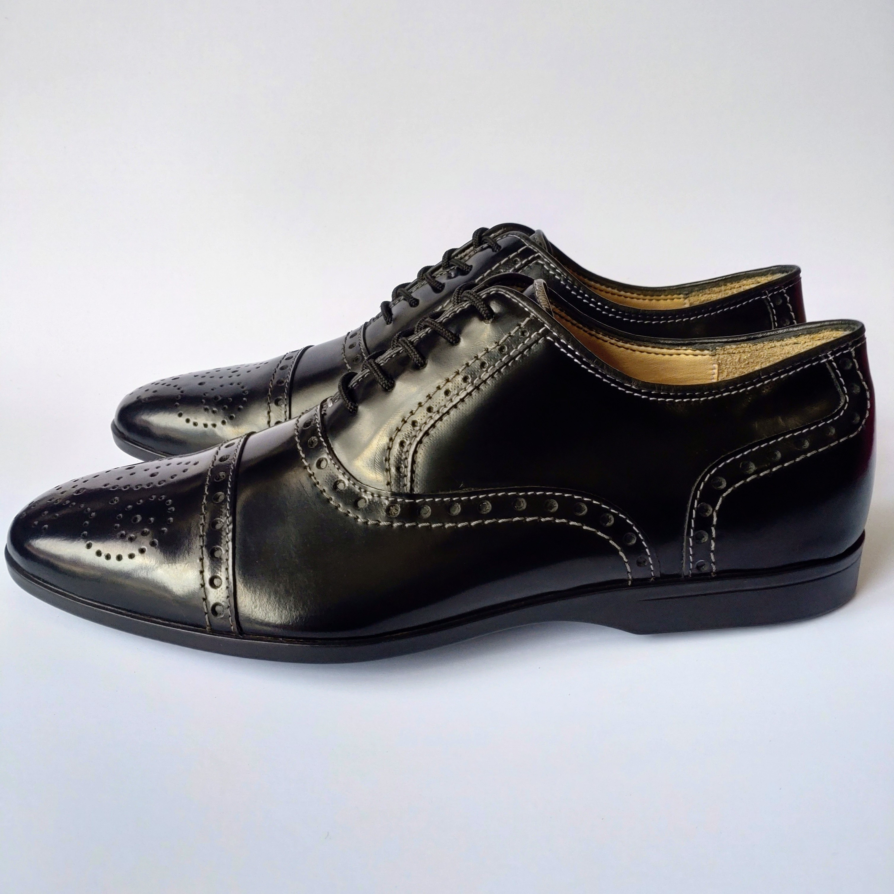 [ラグジュアリーレザー]★セミブローグ★[完全受注生産モデル] 熟練職人が選んだ上級レザー仕様☆セミオーダー可☆