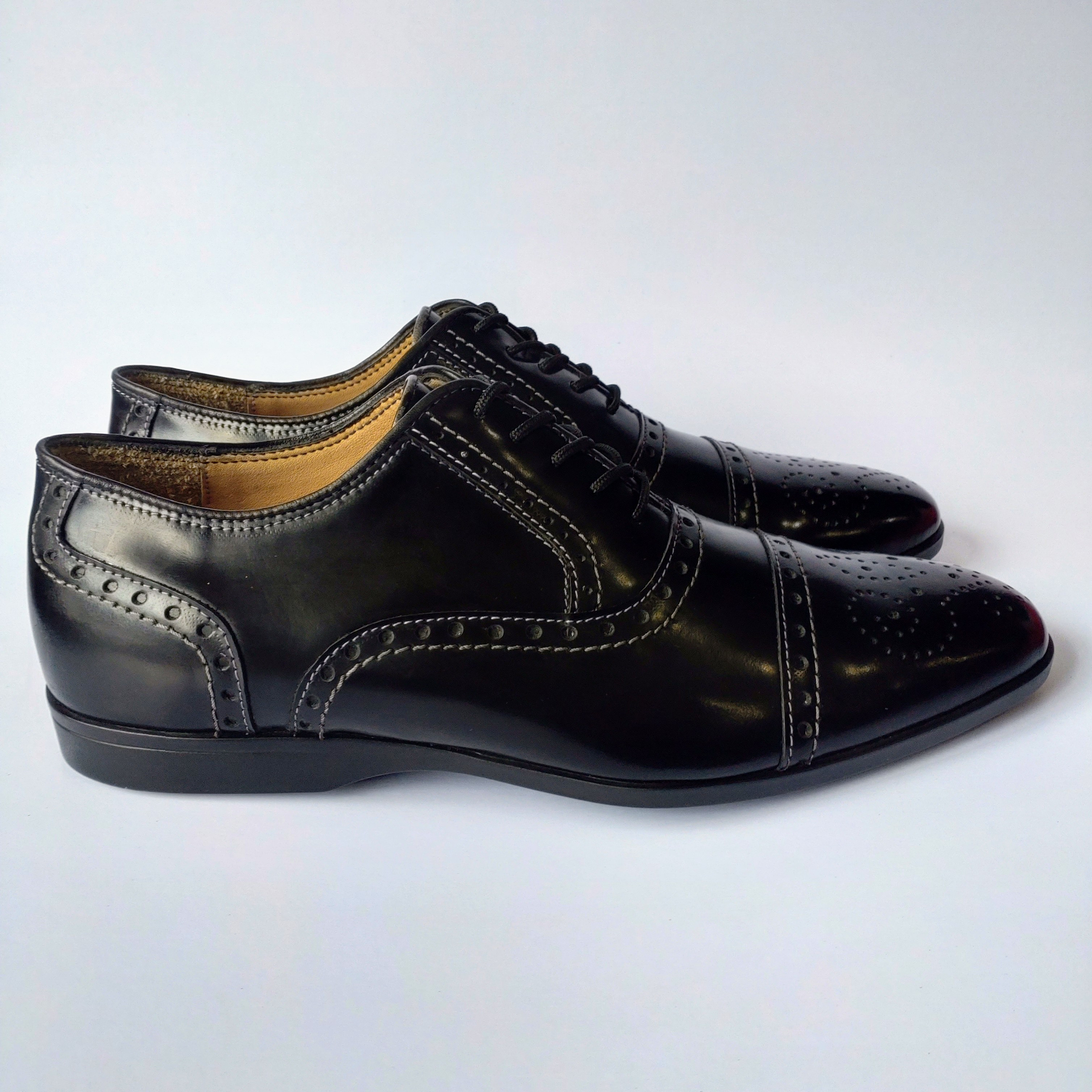 [ラグジュアリーレザー]★セミブローグ★[完全受注生産モデル] 熟練職人が選んだ上級レザー仕様☆セミオーダー可☆