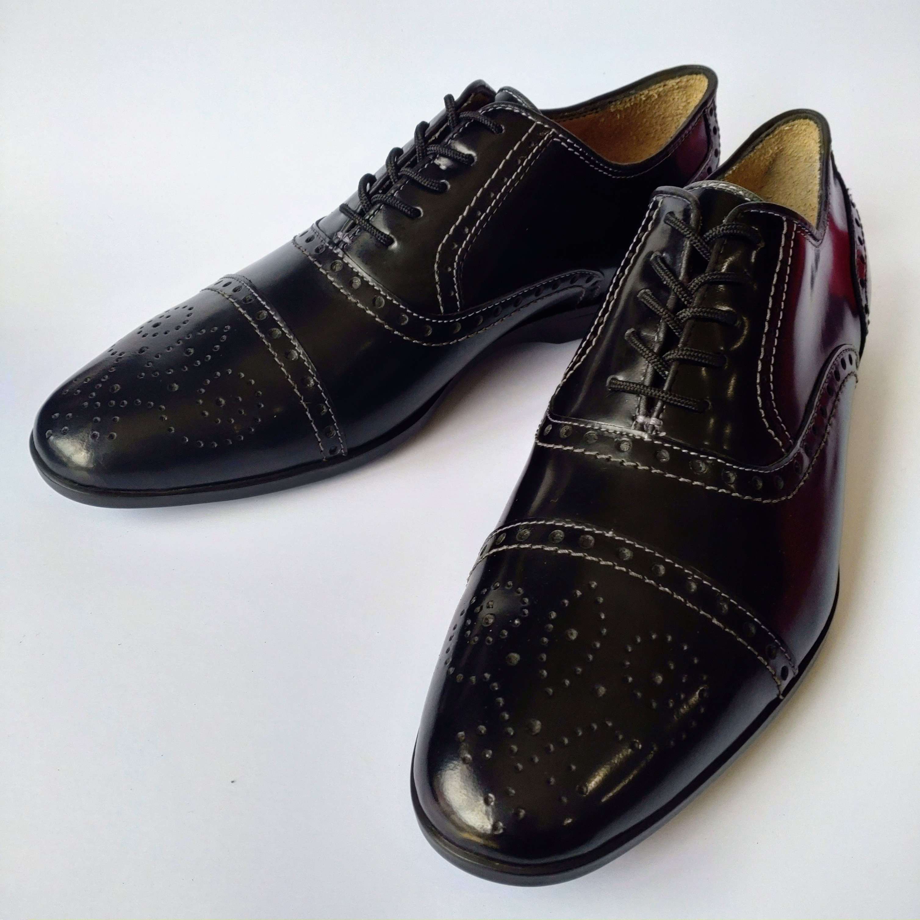 [ラグジュアリーレザー]★セミブローグ★[完全受注生産モデル] 熟練職人が選んだ上級レザー仕様☆セミオーダー可☆