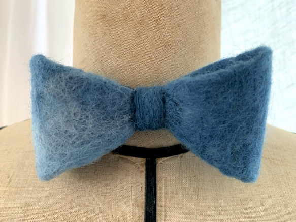 羊毛フェルトの蝶ネクタイ Papillon1 3枚目の画像