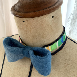 羊毛フェルトの蝶ネクタイ Papillon1 2枚目の画像