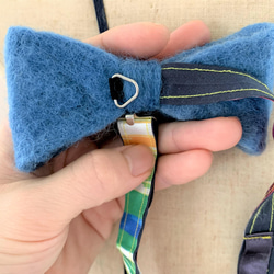 羊毛フェルトの蝶ネクタイ Papillon1 4枚目の画像