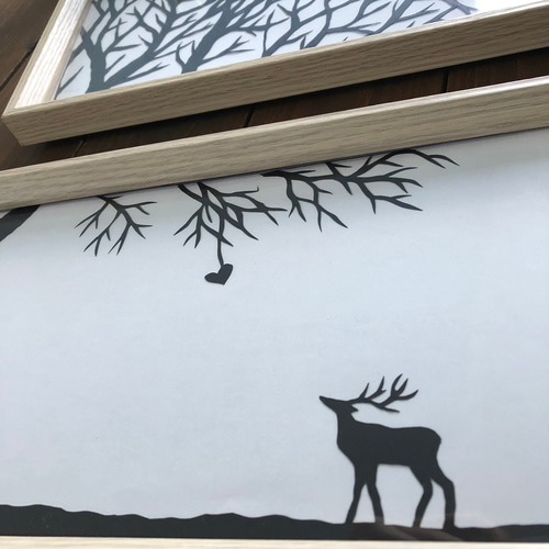 木製切り絵アート 木製切り絵アート・木はり絵手づくりキットの通販 きのわ