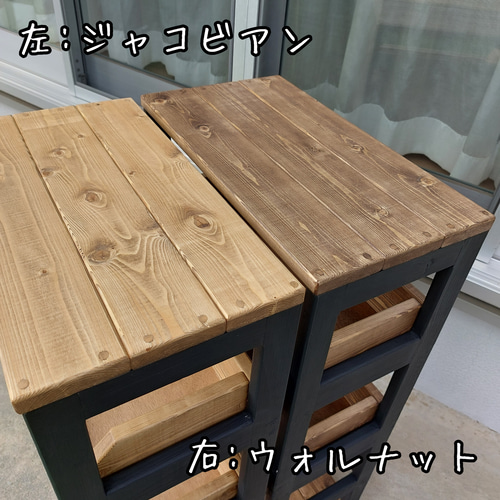 RIN♡さま専用　ワゴン風シェルフ　ハンドメイド雑貨 旭川家具 cosine コサイン ワゴンシェルフ 国産家具 無垢 ラック