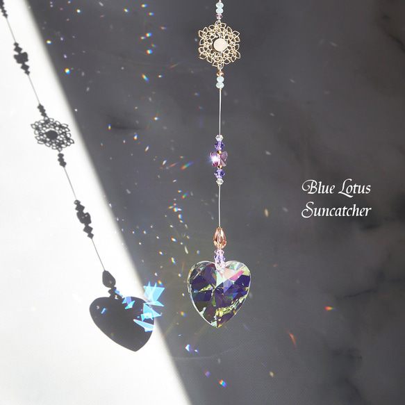 サンキャッチャー♡ハンドメイド「ローズクォーツのエネルギー♡」