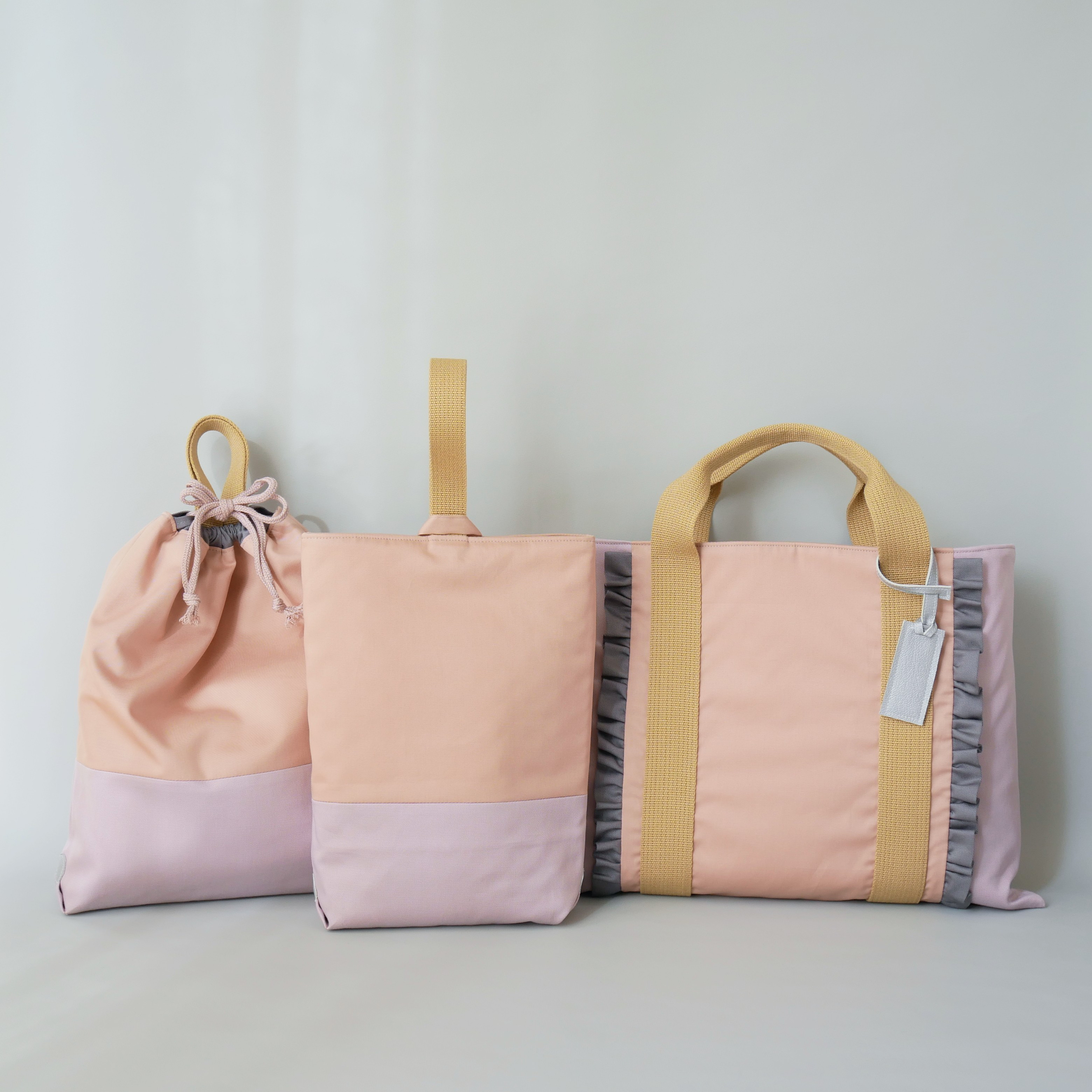 《送料無料》抗菌抗ウイルス生地使用 ニュアンスCOLOR入園・入学セット