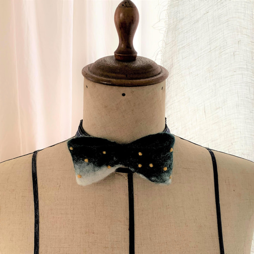 羊毛フェルトの蝶ネクタイno.2 ネクタイ・蝶ネクタイ MayuANZAÏ WORCS