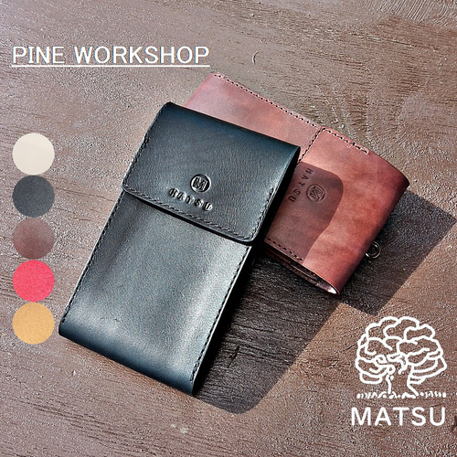 ロングスマホポーチ ツールポーチ 男女兼用 本革 ヌメ革 サドルレザー