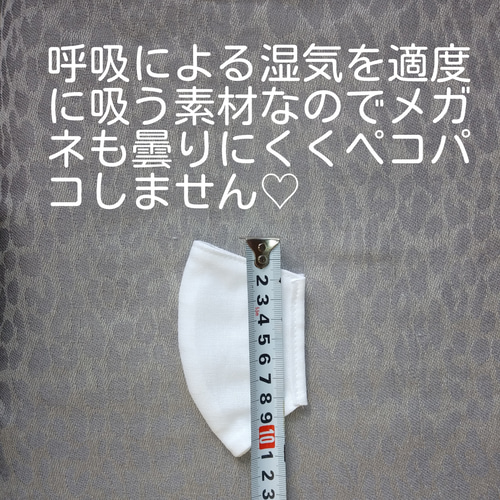 送料込＊改良型【薄型立体インナーマスク】小さめサイズ2枚入＊高級和  