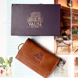 Valise Key Case with Wallet II Golden Tan 第7張的照片